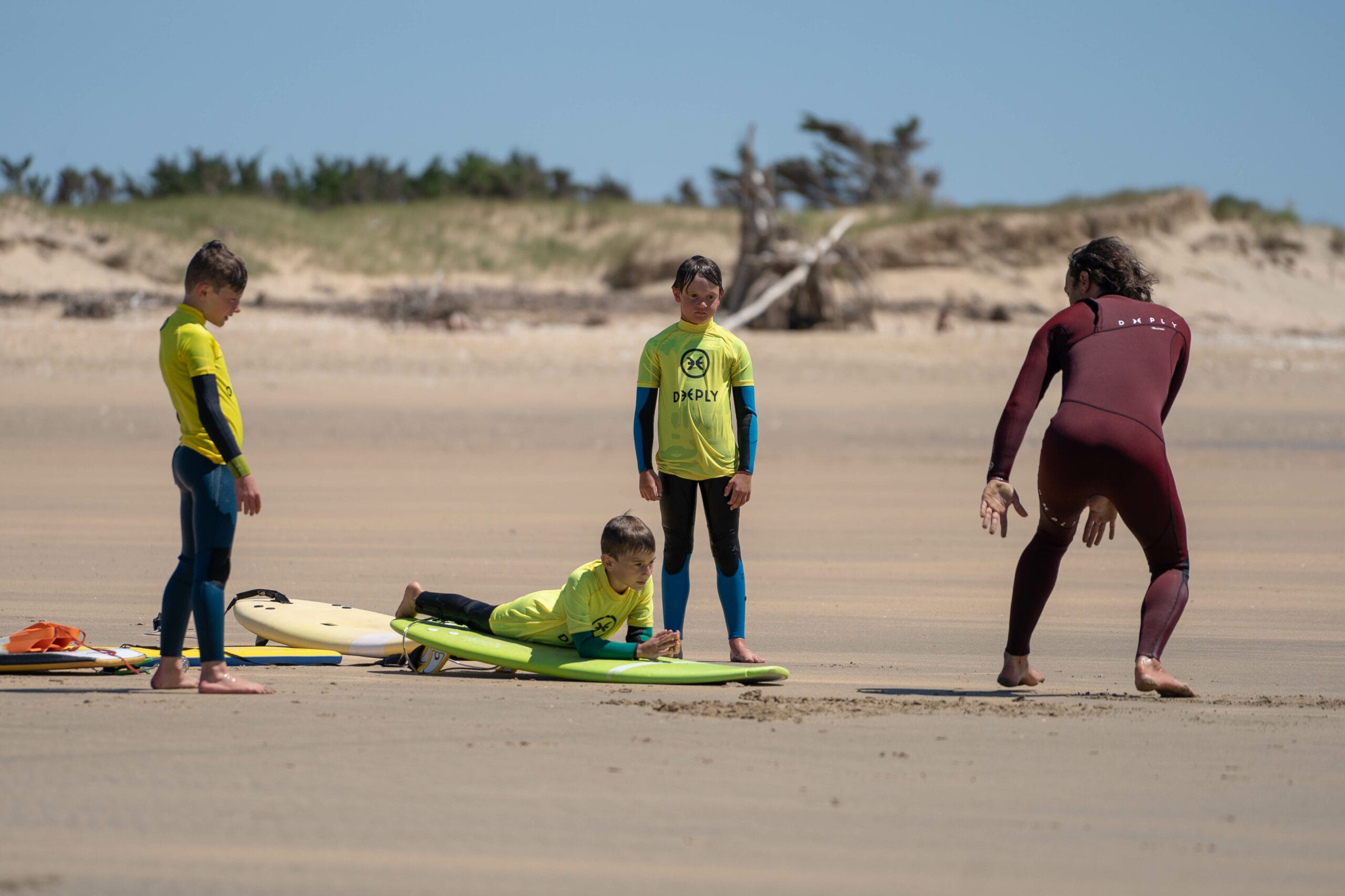 take-off-surf-explication-coaching-planche-de-surf-plage-soleil-oleron-surfari